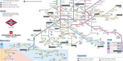 Madrid metro station kart